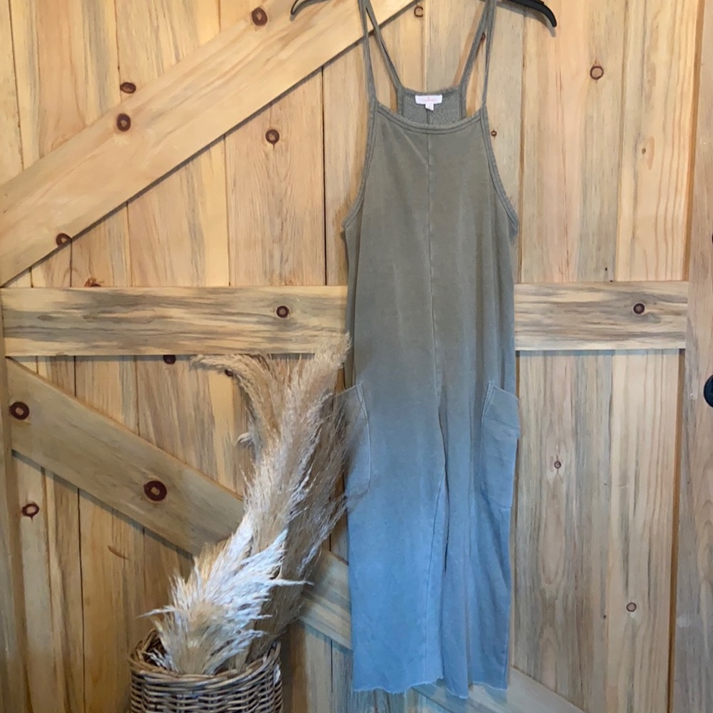 Colsie olive green romper